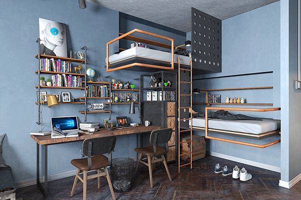 工業(yè)風(fēng)適合廠房宿舍裝修嗎？來看裝修公