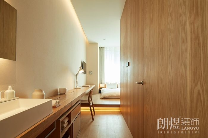 簡潔舒適無印良品酒店效果圖