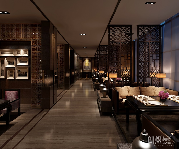 中式養(yǎng)生會所裝修效果圖