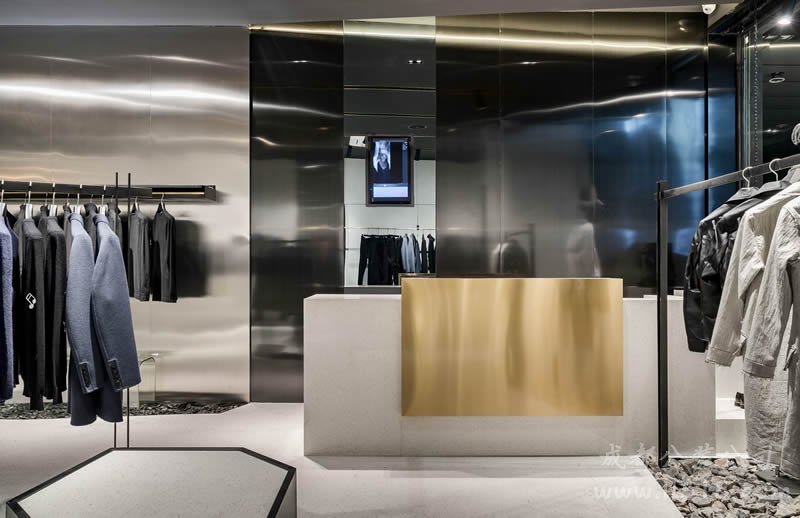 男裝店鋪收銀臺設(shè)計