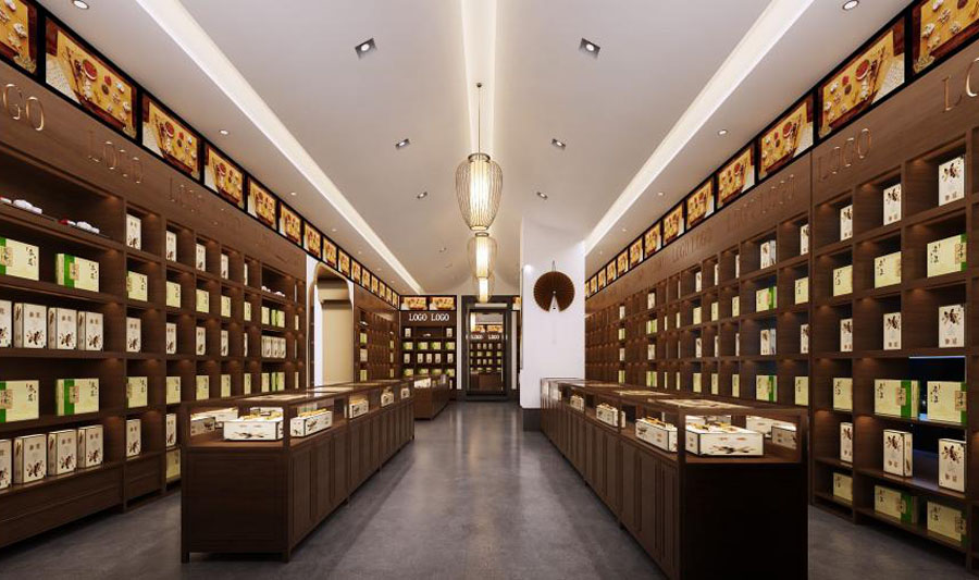 簡約大氣中醫(yī)館裝修設計效果圖