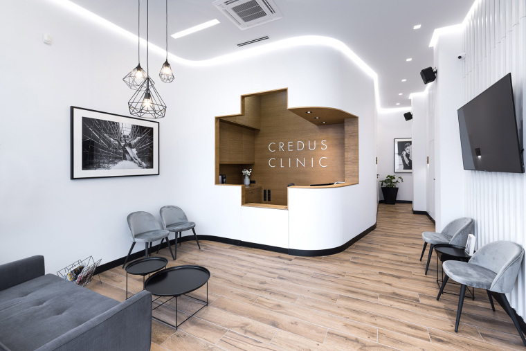 現(xiàn)代診所前臺裝修設計效果圖