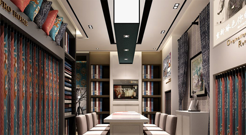 40-80平窗簾店展廳如何布局？