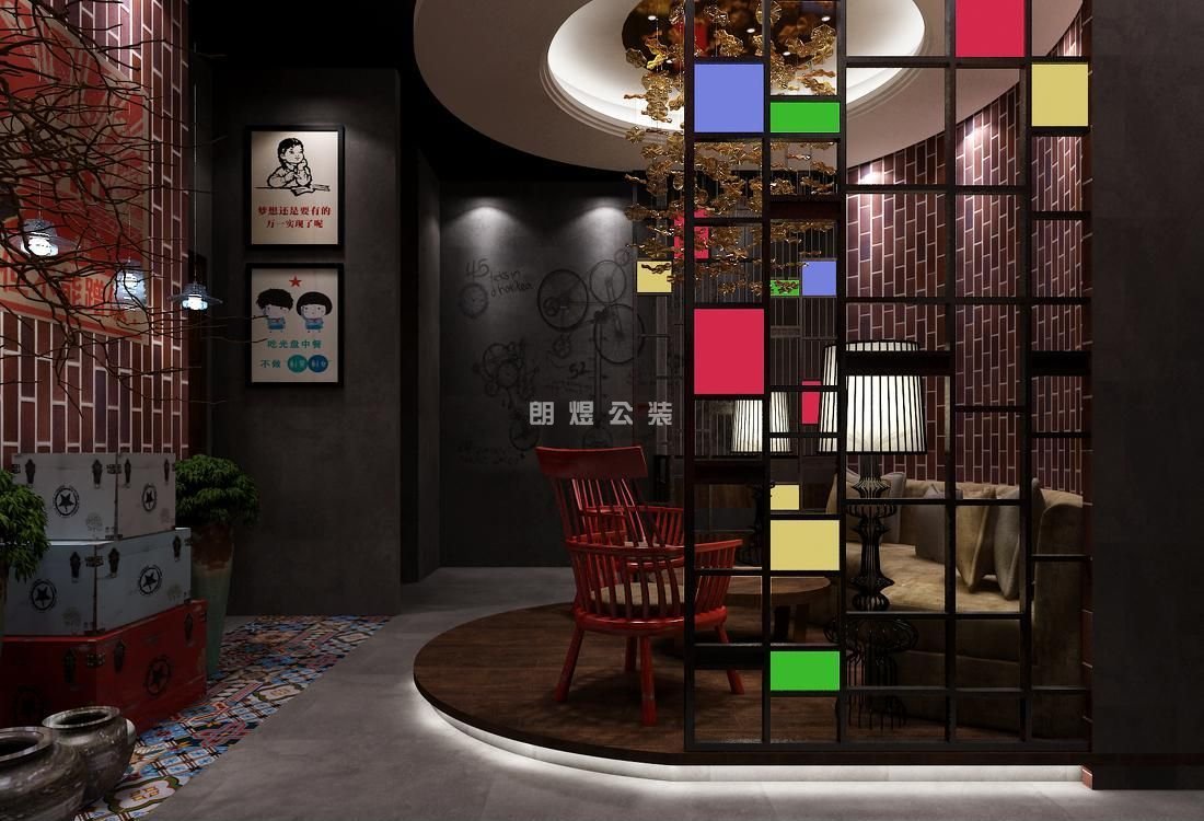 餐館店工業(yè)風(fēng)效果圖