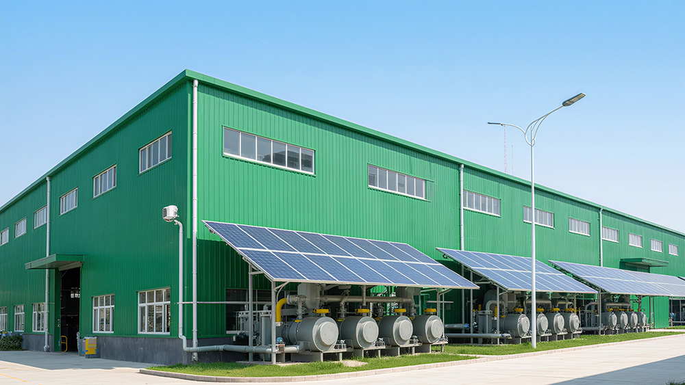 現(xiàn)代環(huán)保廠(chǎng)房